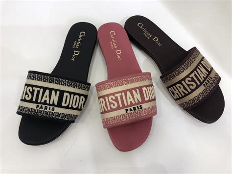 dior slides woman|christian dior female slippers.